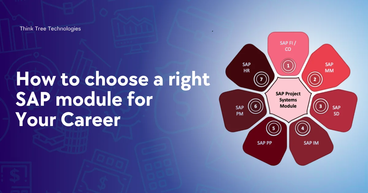 how to choose a right sap module