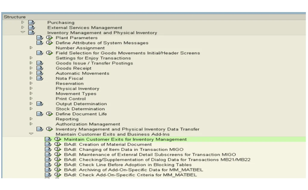Method 1 User Exits and BADIs – 1 User Exits and BADIs in SAP