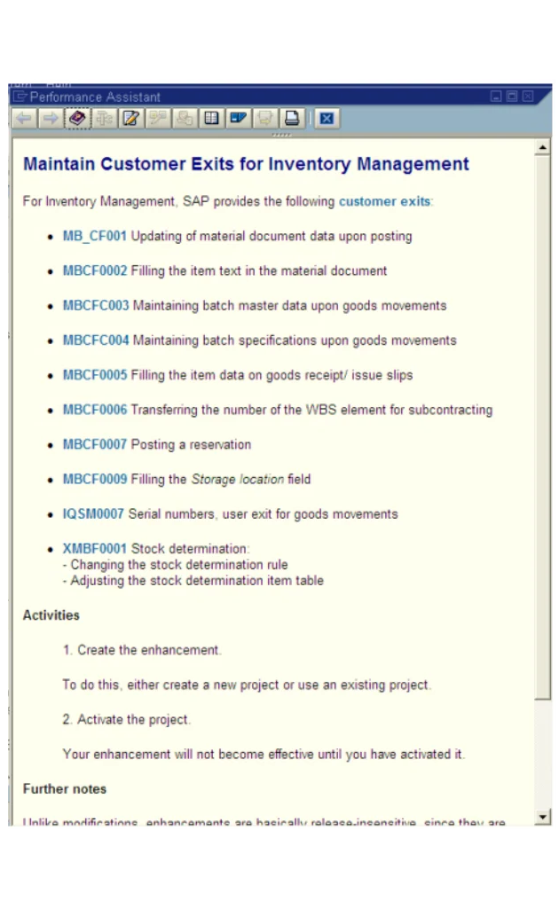 Method 1 User Exits and BADIs – 2 User Exits and BADIs in SAP