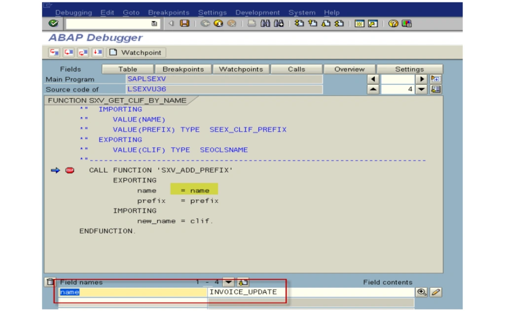 BADIs Using Debugging Technique