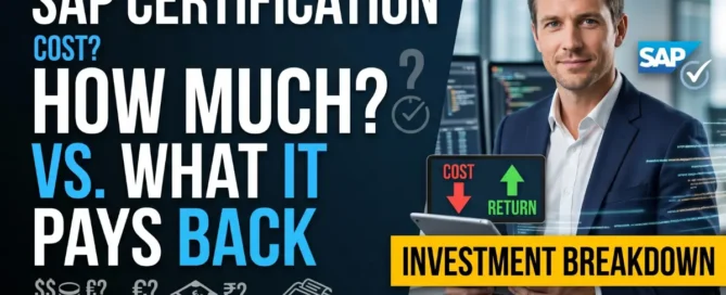 How Much Does an SAP Certification Actually Cost vs What It Pays Back
