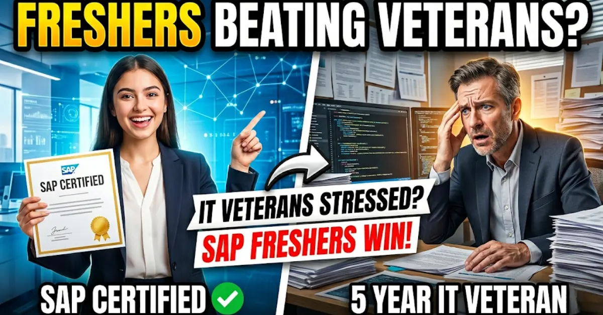 Why SAP-Certified Freshers Are Beating 5-Year IT Veterans