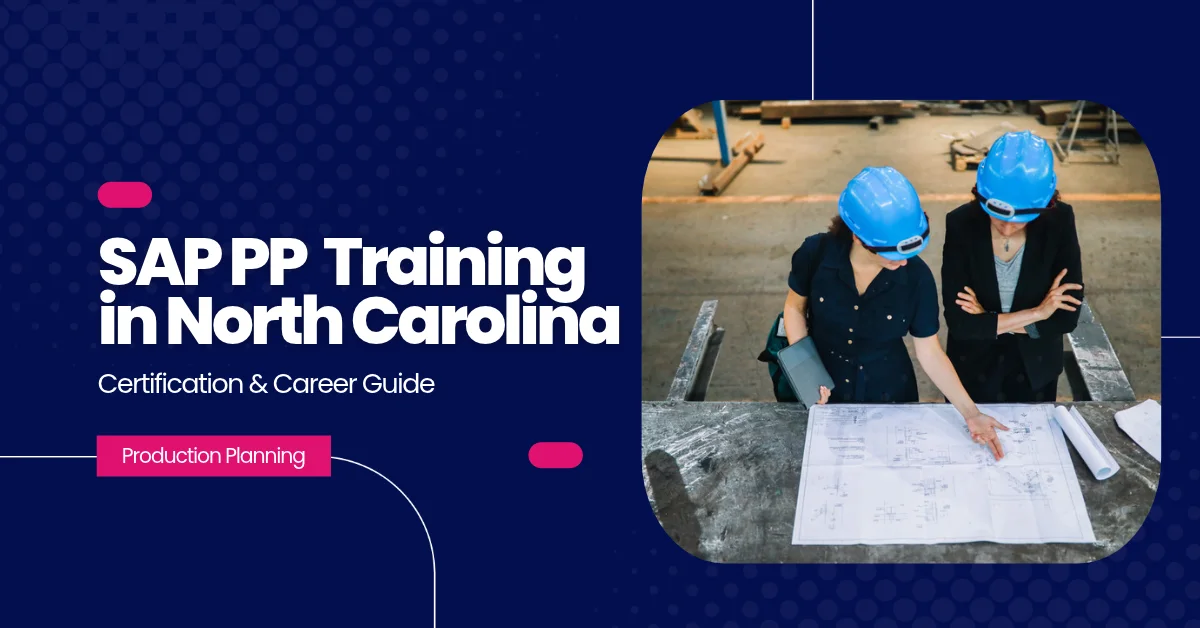 SAP PP Training in North Carolina